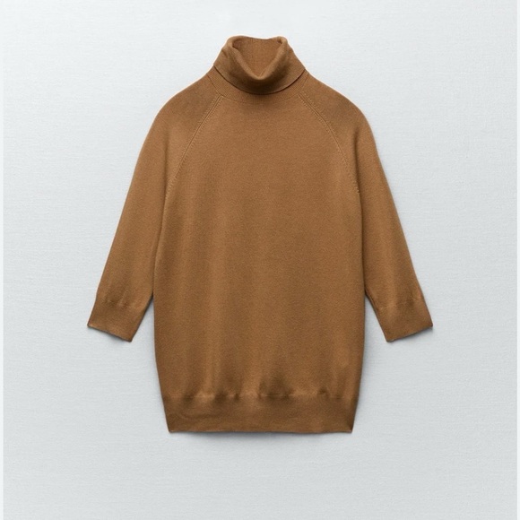 Zara Sweaters - Zara Tan Knit Sweater